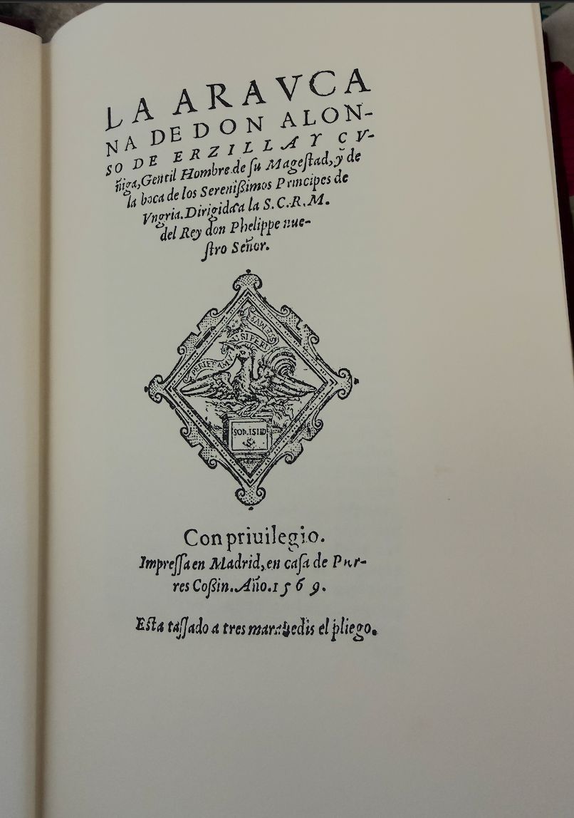 La Araucana — Primera y Segunda Partes (Tomos I-II)